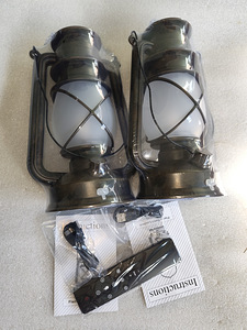 LED винтажные фонари 2 шт. на батарейках + пульт (7 фото из 7)