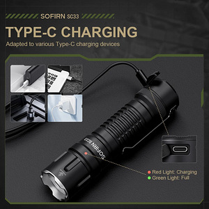 Sofirn SC33 taskulamp kuni 5200 luumenit, USB-C Laetav (3 foto / 8)