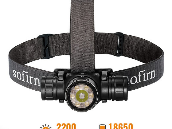 Sofirn HS21 pealamp kuni 2200 lm, USB-C laetav