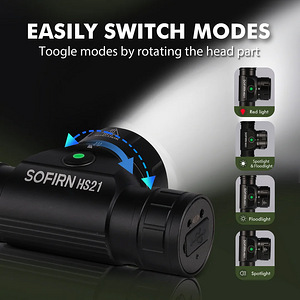 Sofirn HS21 pealamp kuni 2200 lm, USB-C laetav (3 foto / 10)
