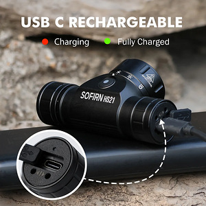 Sofirn HS21 pealamp kuni 2200 lm, USB-C laetav (5 foto / 10)