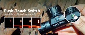 Sofirn HS21 pealamp kuni 2200 lm, USB-C laetav (9 foto / 10)