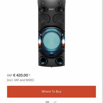 Аудиосистема Sony V42D с технологией BLUETOOTH®