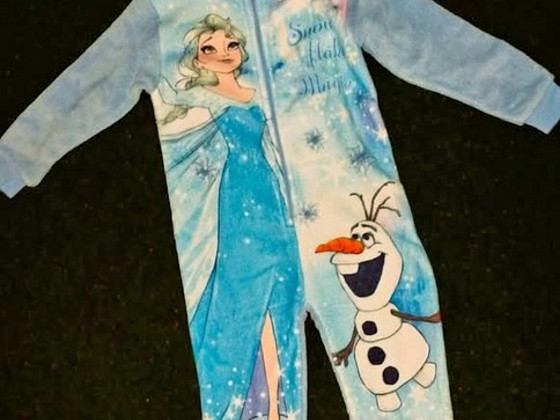 Disney Frozen pehme fliisi kombee, 98-104, uus