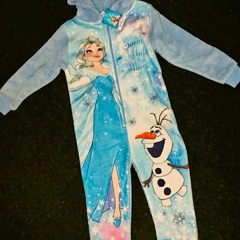 Disney Frozen мягкий флисовый комбинезон, 98-104, новый