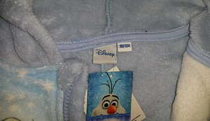 Disney Frozen мягкий флисовый комбинезон, 98-104, новый (5 фото из 10)