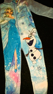 Disney Frozen мягкий флисовый комбинезон, 98-104, новый (6 фото из 10)