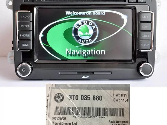 ŠkodaAuto "Columbus" navi ja MP3