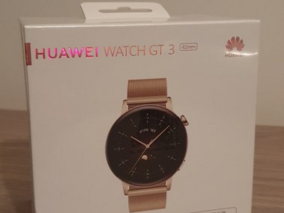 Nutikell Huawei Watch GT 3 Elegant Gold Milanese 42mm Uus