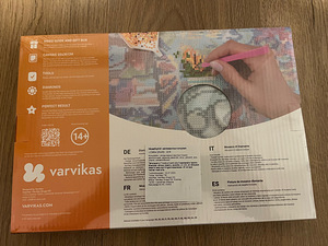 Алмазная живопись "Милый котенок" VARVIKAS (4 фото из 4)