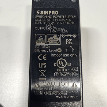 Блок питания 12V 60W
