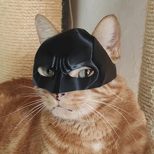 Бэтмен маска для кота Универсальная Cat Batman mask (5 фото из 5)