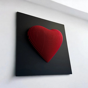 Mitmekihiline skulptuur Süda Pilt Heart Layered Sculptu (3 foto / 4)