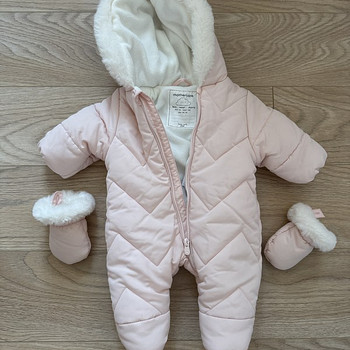Kevadine kombinesoon tüdrukule Mothercare, suurus 1-3 kuud.