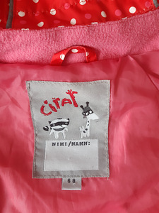 K/s õhem kombekas Ciraf s.68/74 (3 foto / 3)