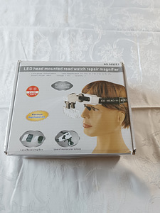 LED-lamp luup lugemiseks ja peentöödeks (1 foto / 8)