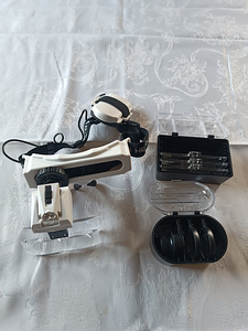 LED-lamp luup lugemiseks ja peentöödeks (2 foto / 8)