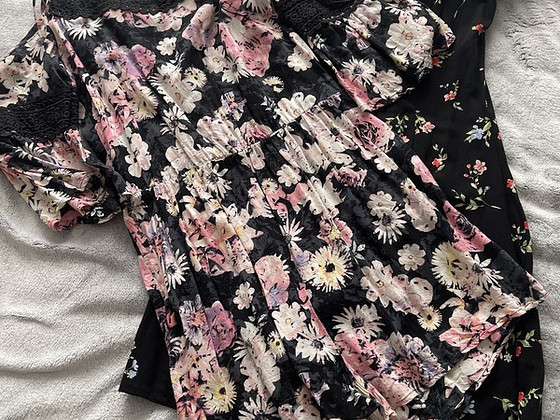 Платье (H&M) + комбинезон (TAKKO)