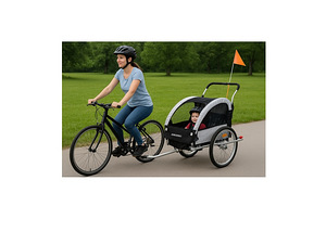 Велосипедный прицеп для детей 3в1 (P14746/P25372) (2 фото из 10)