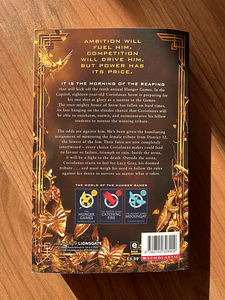 Book “ The Hunger Games The ballad of songbirds & snakes (2 foto / 2)