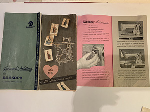 Antiik. elekt. õmblusmasin DÜRKOPP kohvris 1954.a (4 foto / 9)