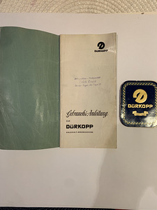 Antiik. elekt. õmblusmasin DÜRKOPP kohvris 1954.a (6 foto / 9)
