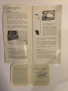 Antiik. elekt. õmblusmasin DÜRKOPP kohvris 1954.a (8 foto / 9)