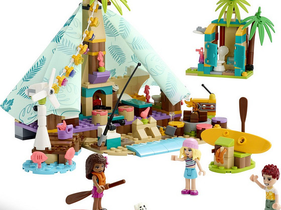 6+ LEGO Friends 41700. Пляжный глэмпинг.