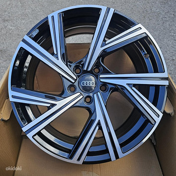 R18 диски 5x112 Audi Vw Skoda Seat Black polished новый