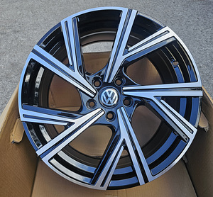 Диски 5x112 Audi Vw Skoda Seat Black polished новые (3 фото из 4)