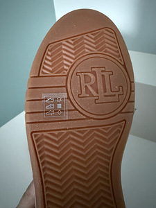 Ralph Lauren HAILEY VI ПЕРФОРИРОВАННЫЕ КОЖАНЫЕ КРОССОВКИ (5 фото из 5)