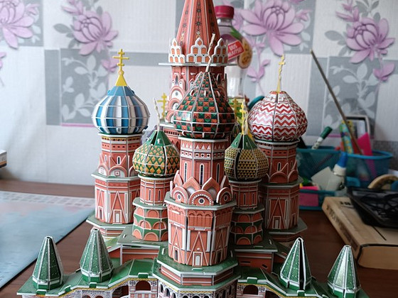 Сабор из картоновых деталей