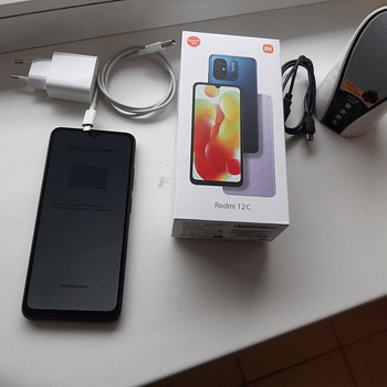 REDMI 12c 4ram 128GB Графитовый серый + колонка