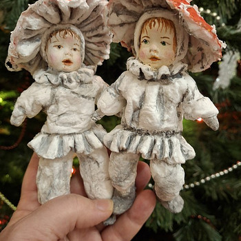 Ватная,новогодняя игрушка