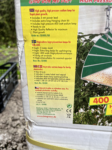 Kasvuhoone lamp! Bio Green Sirius X400 kasvuhoone lamp (400W (6 foto / 8)