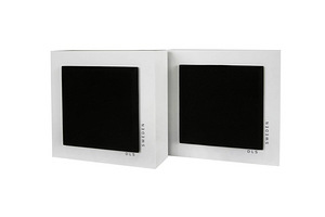 2 x Белые DLS Flatbox Slim Mini колонки (2 фото из 2)