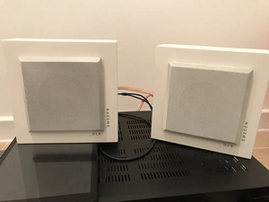 2 x Белые DLS Flatbox Slim Mini колонки (1 фото из 2)