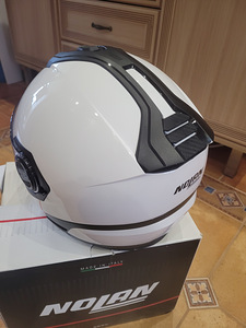 Motokiiver Nolan N40-5 Special N-Com White M suurus (4 foto / 7)
