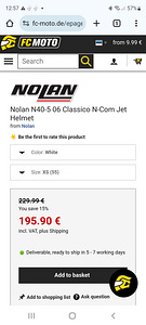 Motokiiver Nolan N40-5 Special N-Com White M suurus (7 foto / 7)