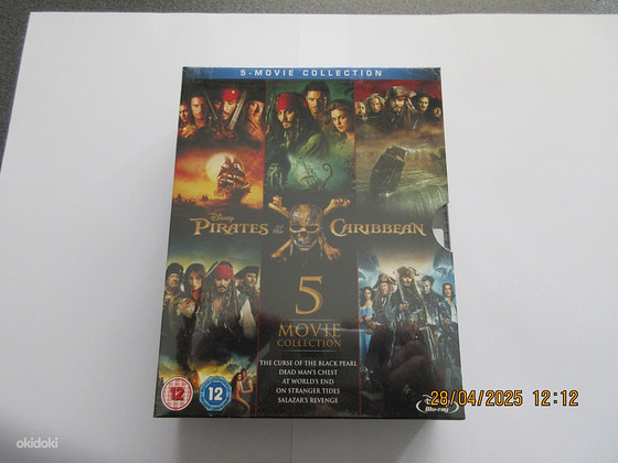 PIRATES OF THE CARIBBEAN коллекция из 5 фильмов [5 x Blu-ray]