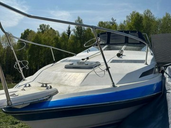 Bayliner2155 и парасейлинг купол