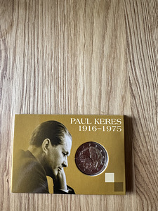 Paul Keres 2 euro mündikaart (4 foto / 4)