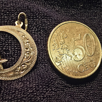 Kuld ripats 583 proov (№L1244)