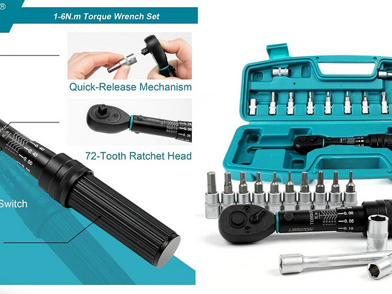 Torque Wrench 14 Inch, 1-6 Nm, Bicycle & Motorcycle