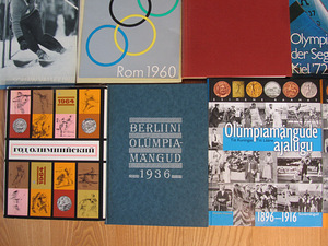 Олимпийские игры. 23 шт. Экслибрис Э. Теэмяги (6 фото из 7)