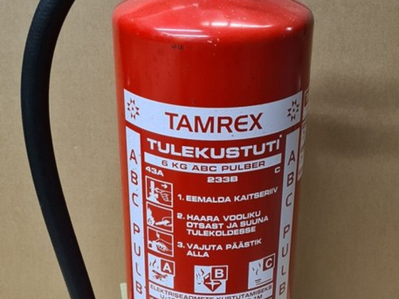 Огнетушитель TAMREX 6 кг НЕИСПОЛЬЗОВАННЫЙ