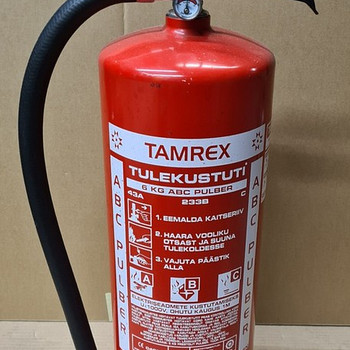 Tulekustuti TAMREX 6 kg KASUTAMATA