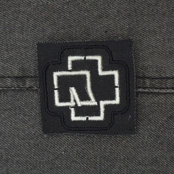 Rammstein metall band embroidered patch