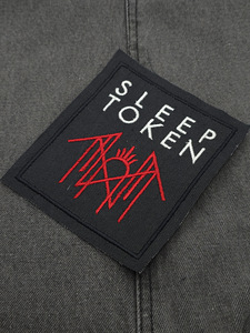 Sleep token metall band logo embroidered patch (2 foto / 3)