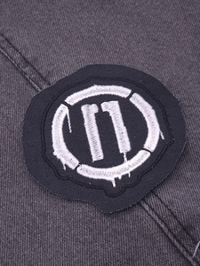 Pornofilmi band circle logo embroidered patch (2 foto / 3)